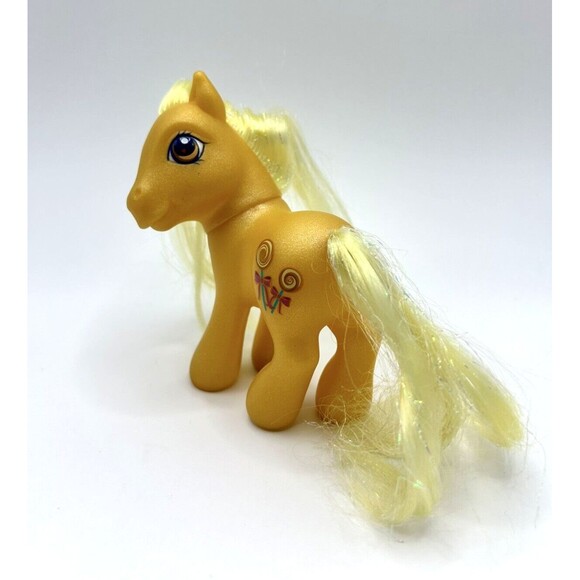 My Little Pony G3 Hasbro 2002 Butterscotch with Yellow Tinsel Hair - Picture 7 of 15